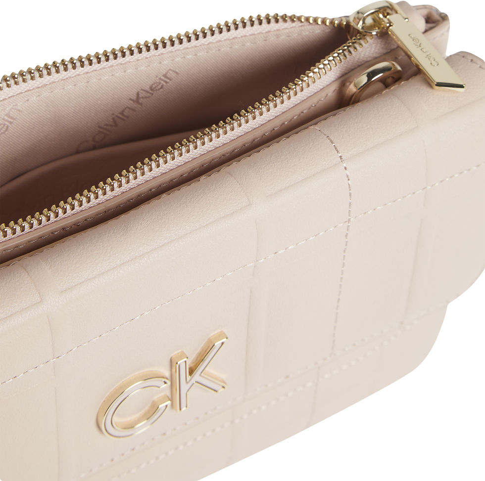 Miniaturbild: Calvin Klein RE-LOCK DBL XBODY W/FLAP QUILT in Rose