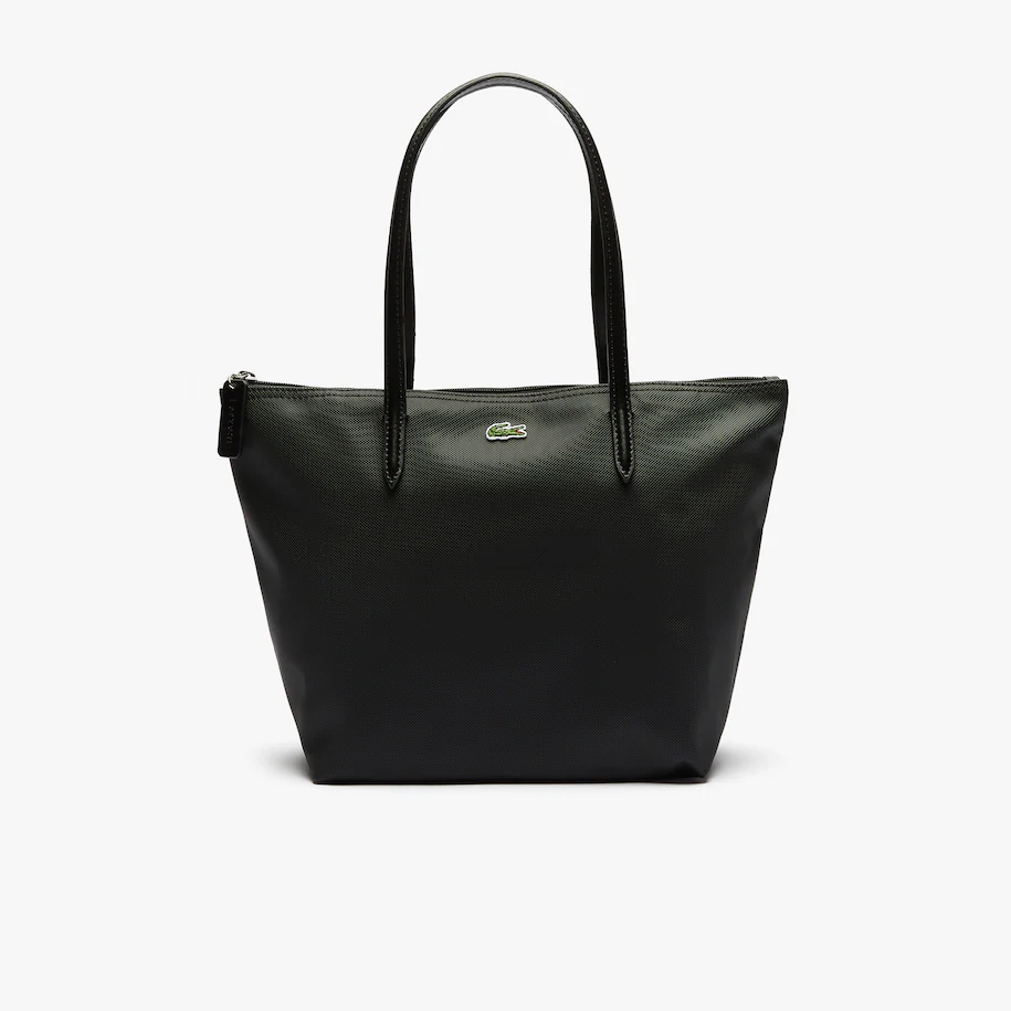 Lacoste Damen L.12.12 Concept Tote Bag mit Reißverschluss NF2037PO 000 Black