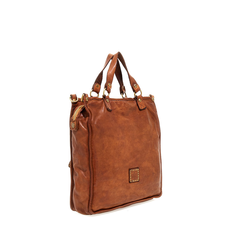Miniaturbild: Campomaggi Handtasche Shopping Cow Stunds Cognac