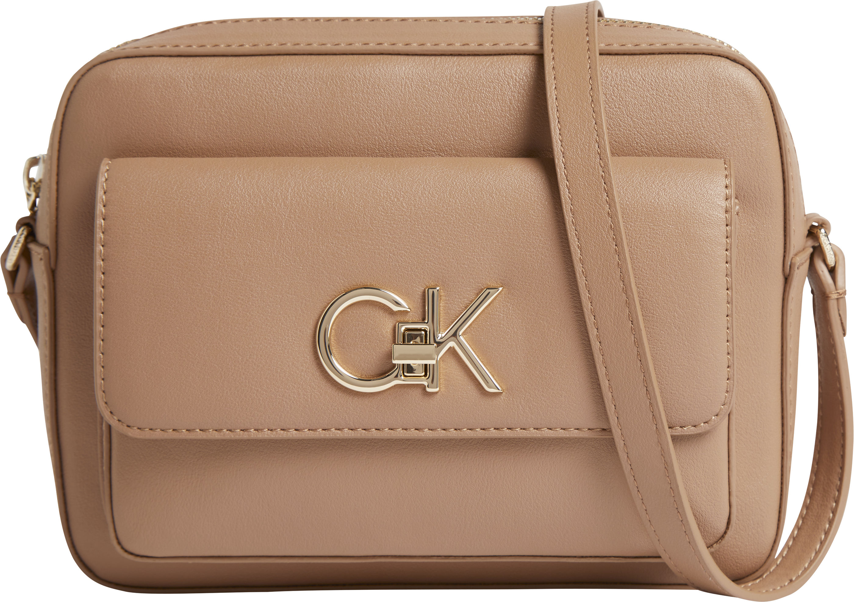 CALVIN KLEIN CK Must Camera Bag Lock RE-LOHOBO Mono inTaupe