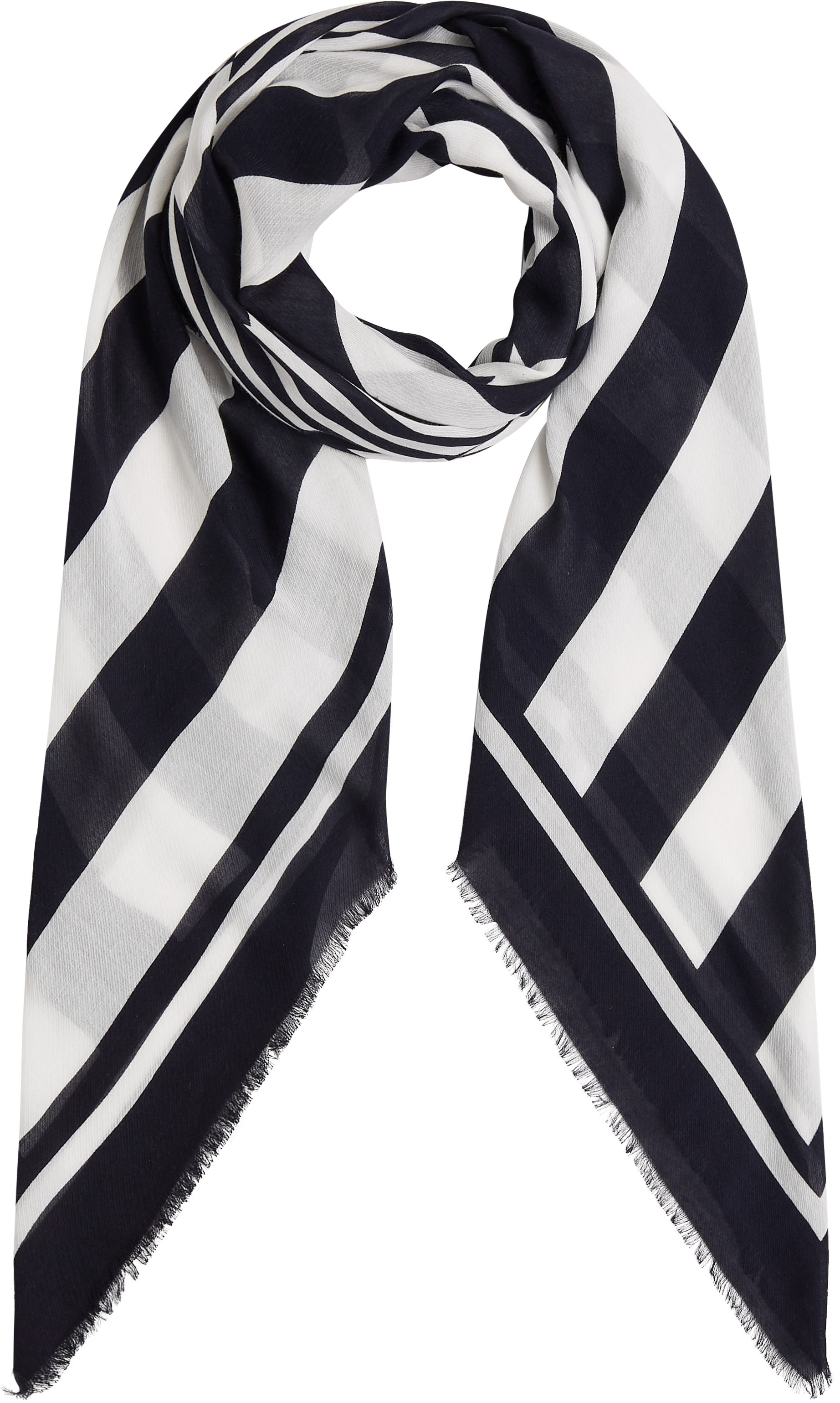 Tommy Hilfiger Damen Th Navy Modal Scarf Schal