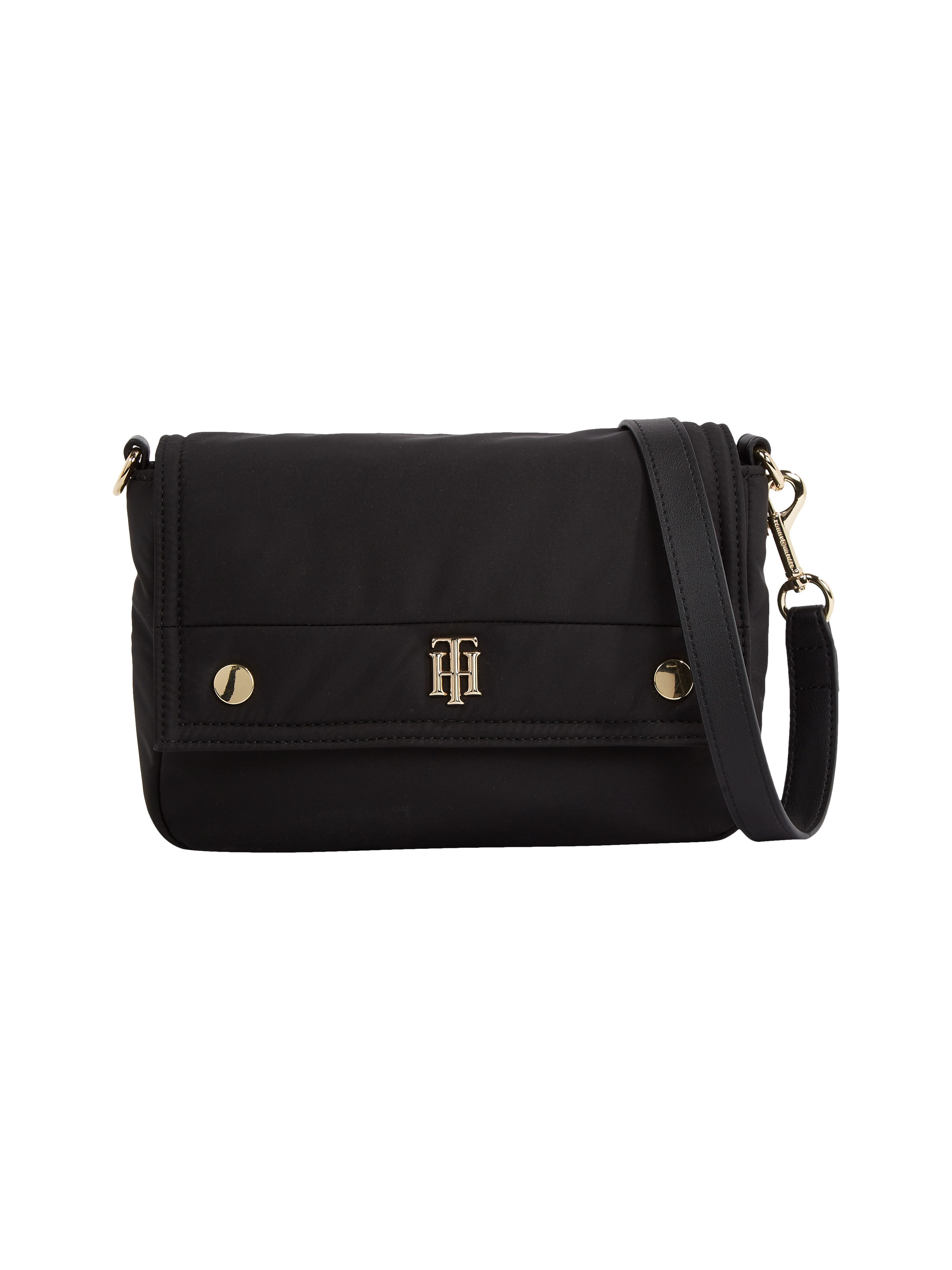 TOMMY HILFIGER MY TOMMY SHOULDER BAG IN BLACK