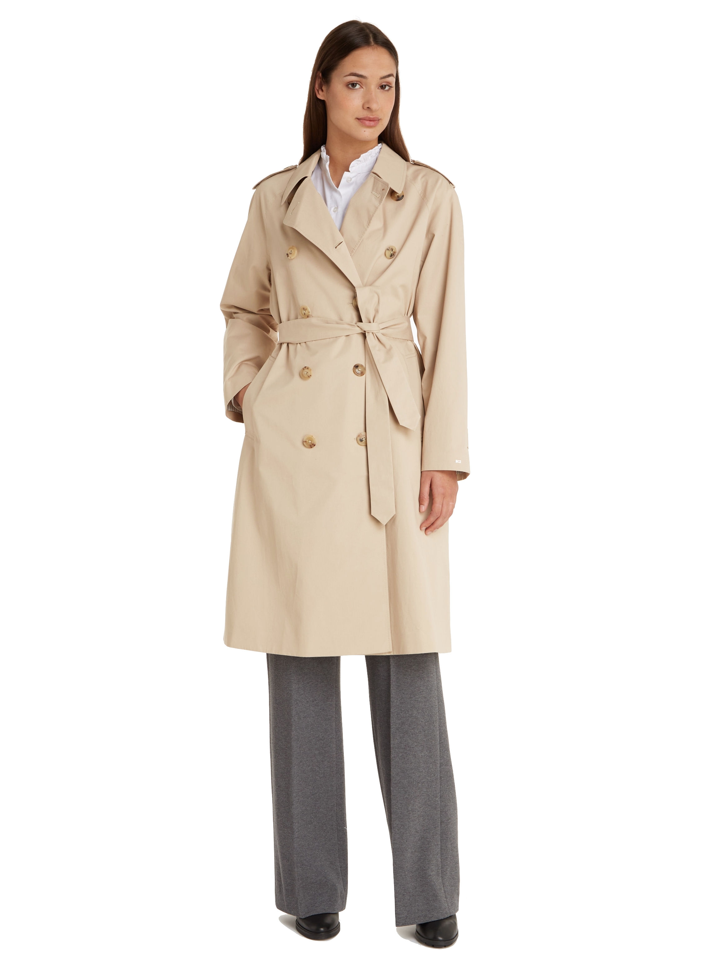 TOMMY HILFIGER TRENCH COAT IN BEIGE