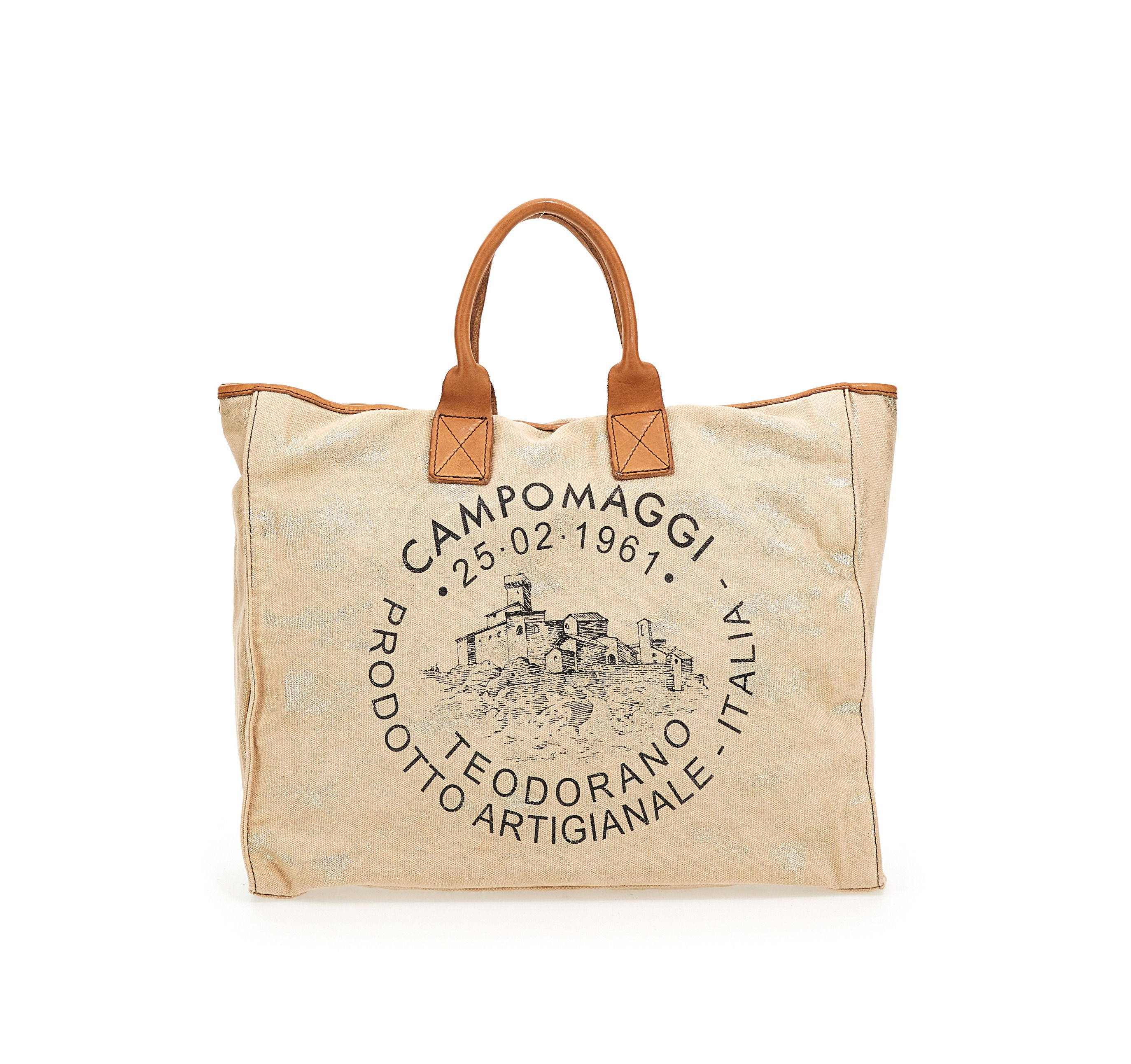 CAMPOMAGGI SHOPPER C029990ND X1968 F0683 SHOPPING PICCOLA TESSUTO