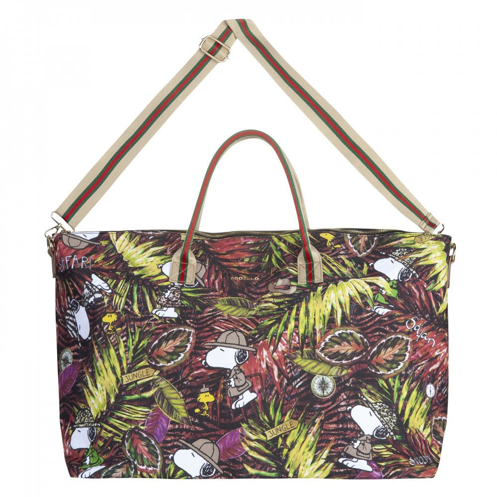 CODELLO Stylischer Weekender  mit Snoopy Safari Print