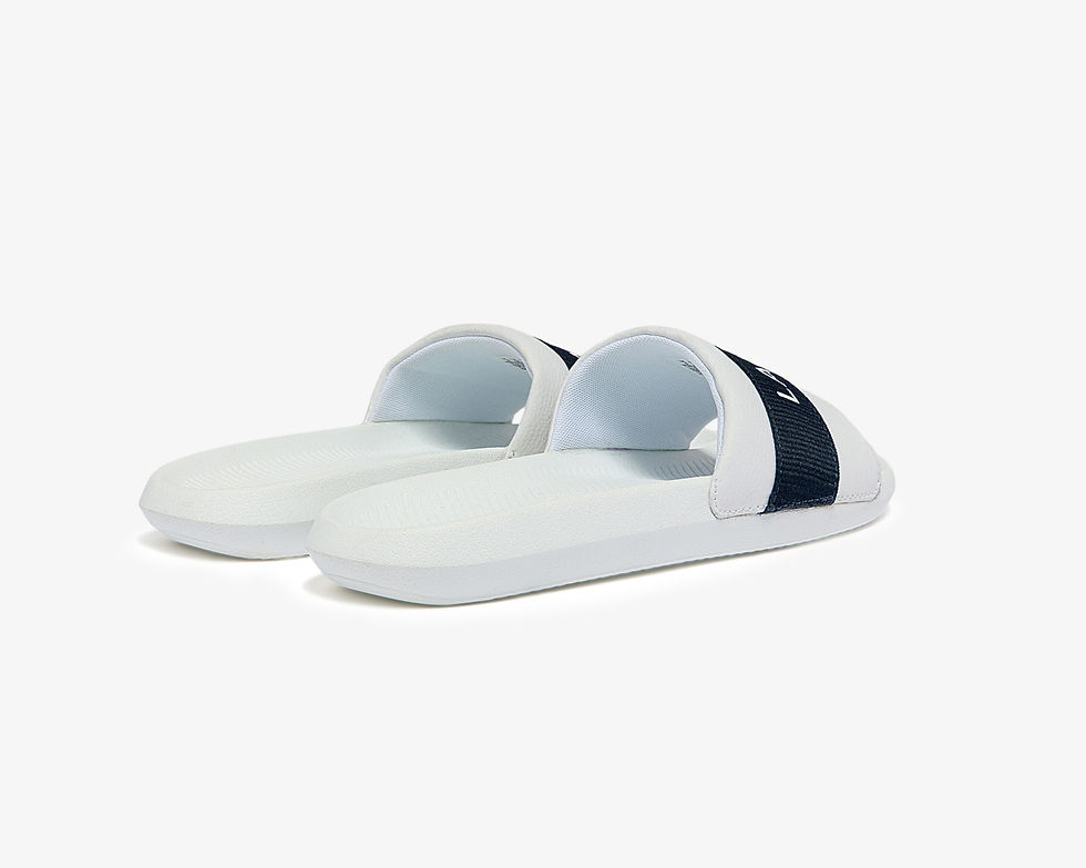 Miniaturbild: Lacoste CROCO SLIDE /Sandale Slipper 0721 1   042 CMA weiss/ Navy