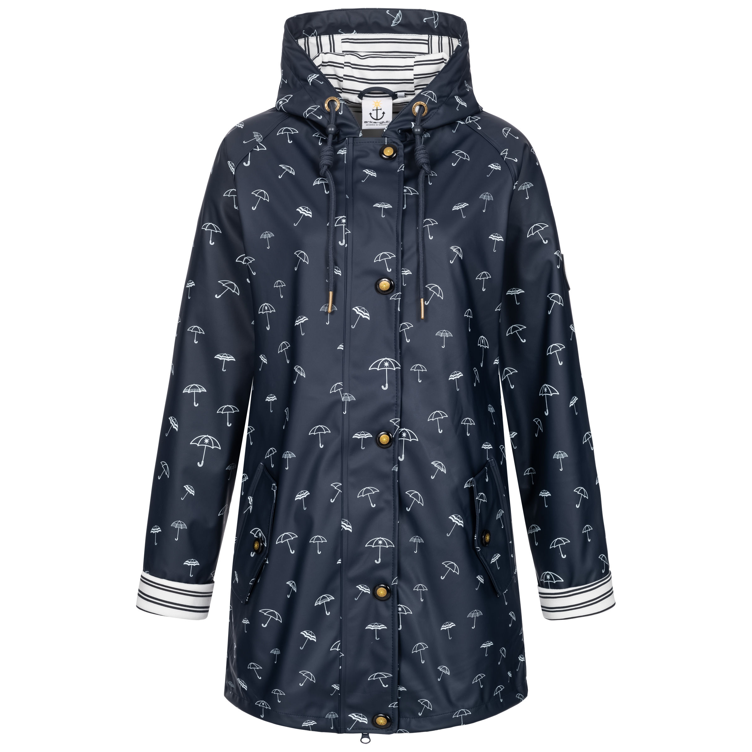 Ankerglut Regenjacke Ankerglutbucht Jacke in Navy