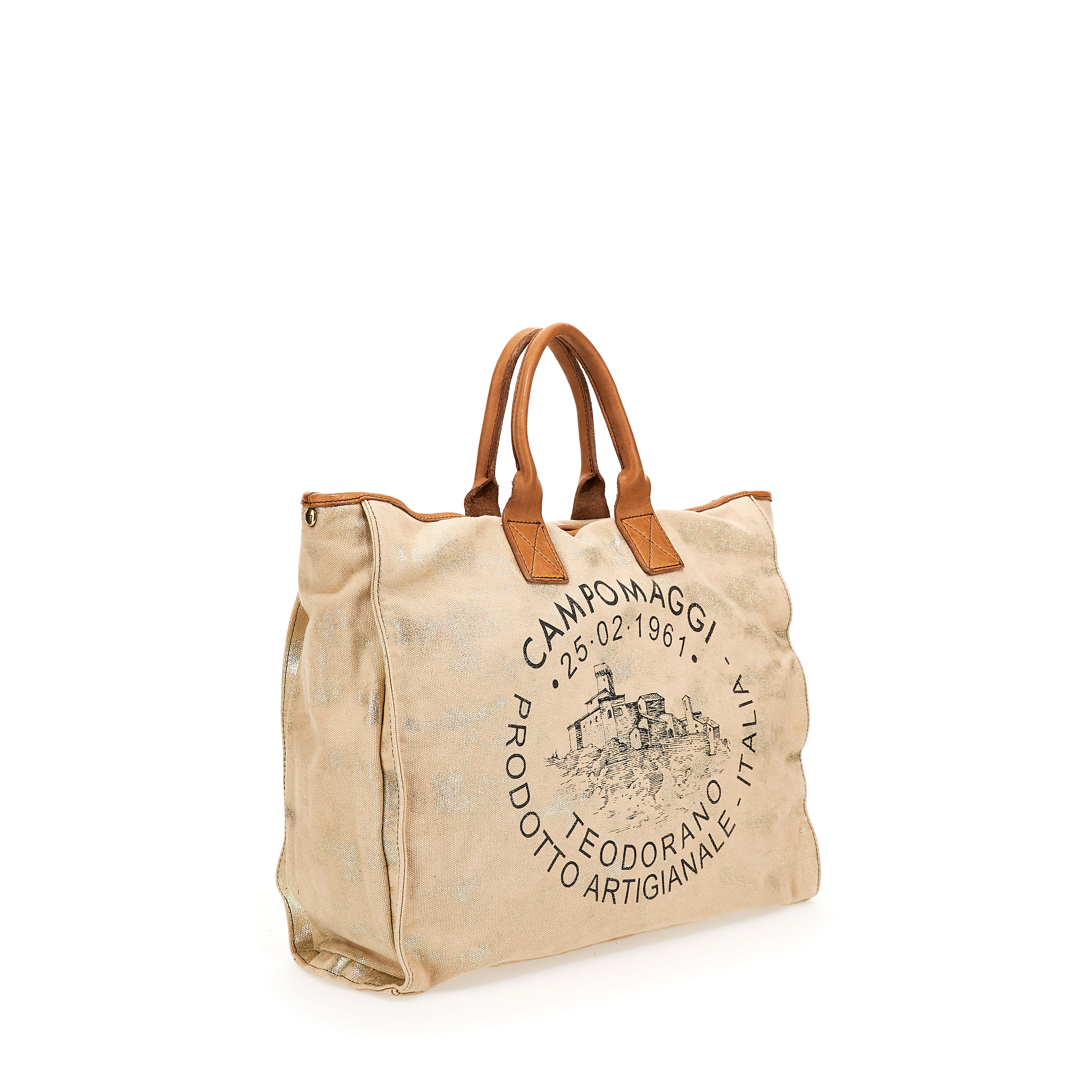 CAMPOMAGGI SHOPPER C029990ND X1968 F0683 SHOPPING PICCOLA TESSUTO