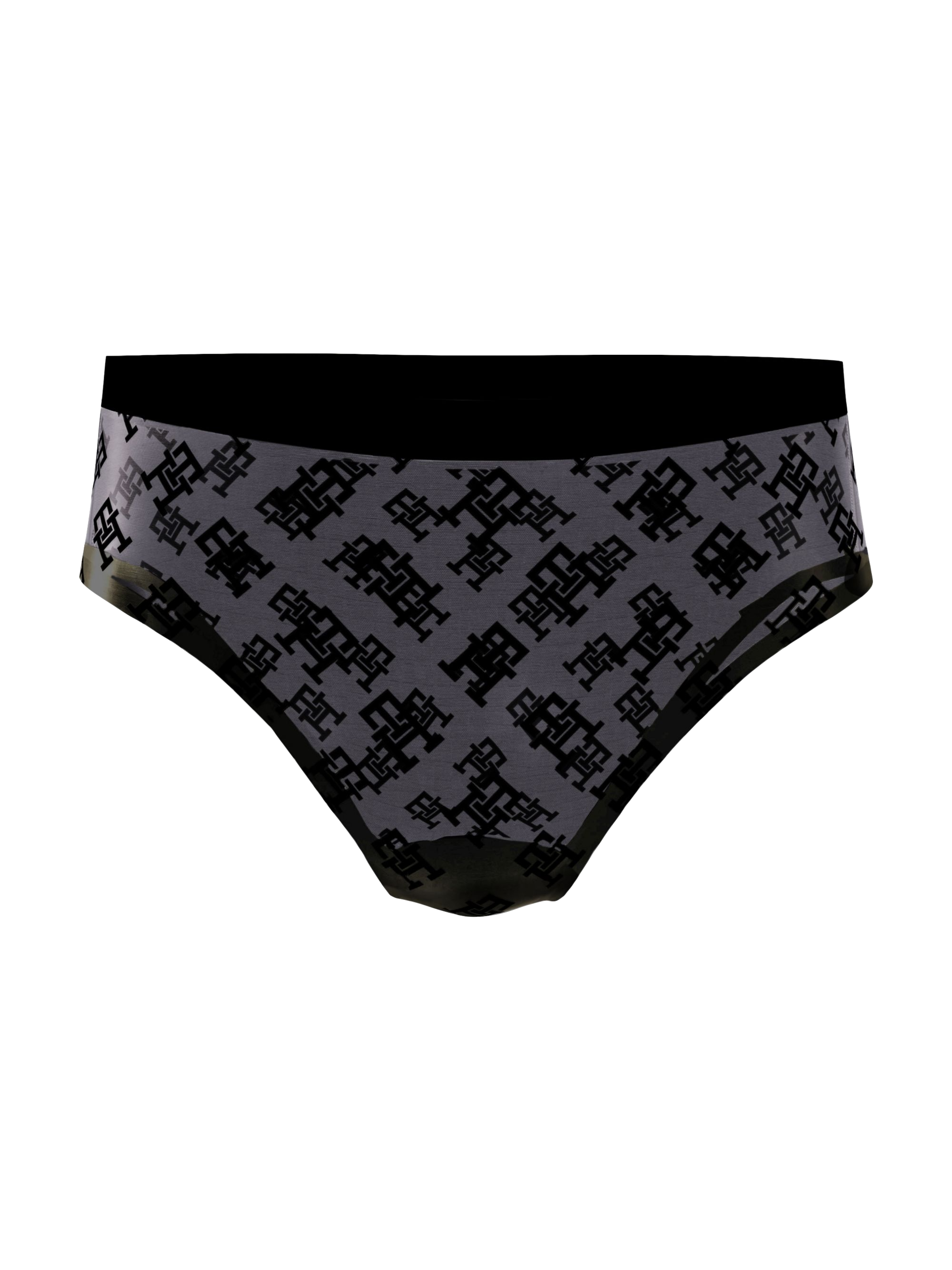 TOMMY HILFIGER MESH HW BIKINI IN BLACK
