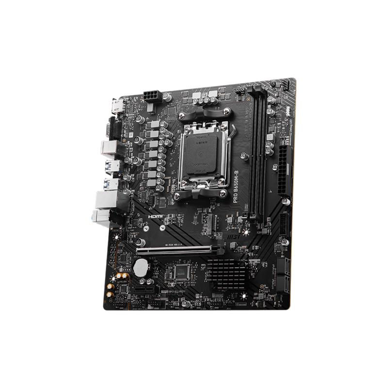 Küçük resim: MSI PRO B650M-B DDR5 6800MHZ 1XVGA 1XHDMI 1XM.2 USB 3.2 MATX AM5 (AMD AM5 9000/8