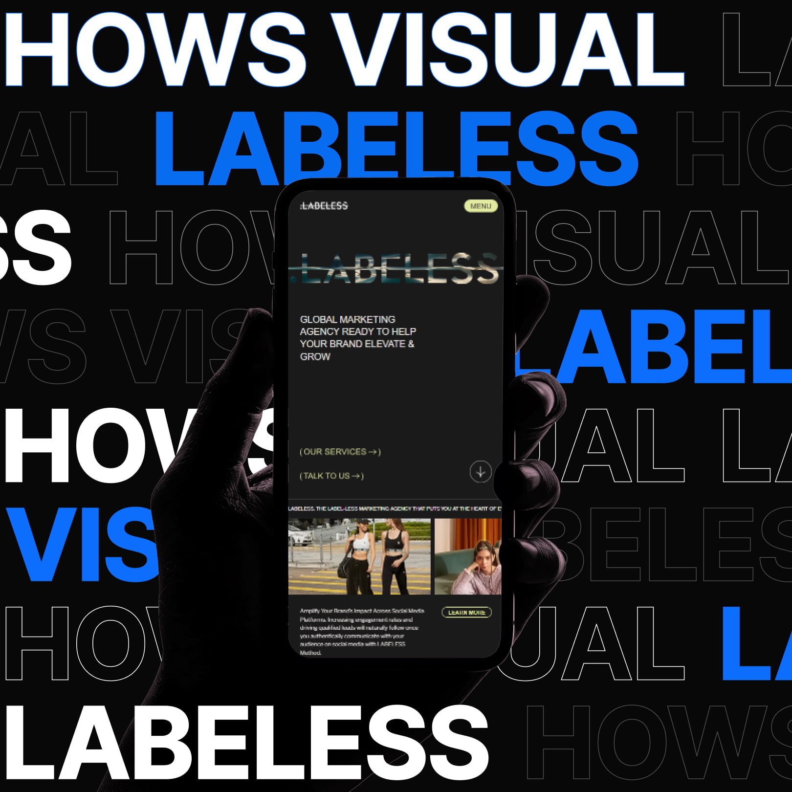 Discover howsvisual improves accessibility in content; featuring the revamped Labeless website. #howvisual #Hows Visual