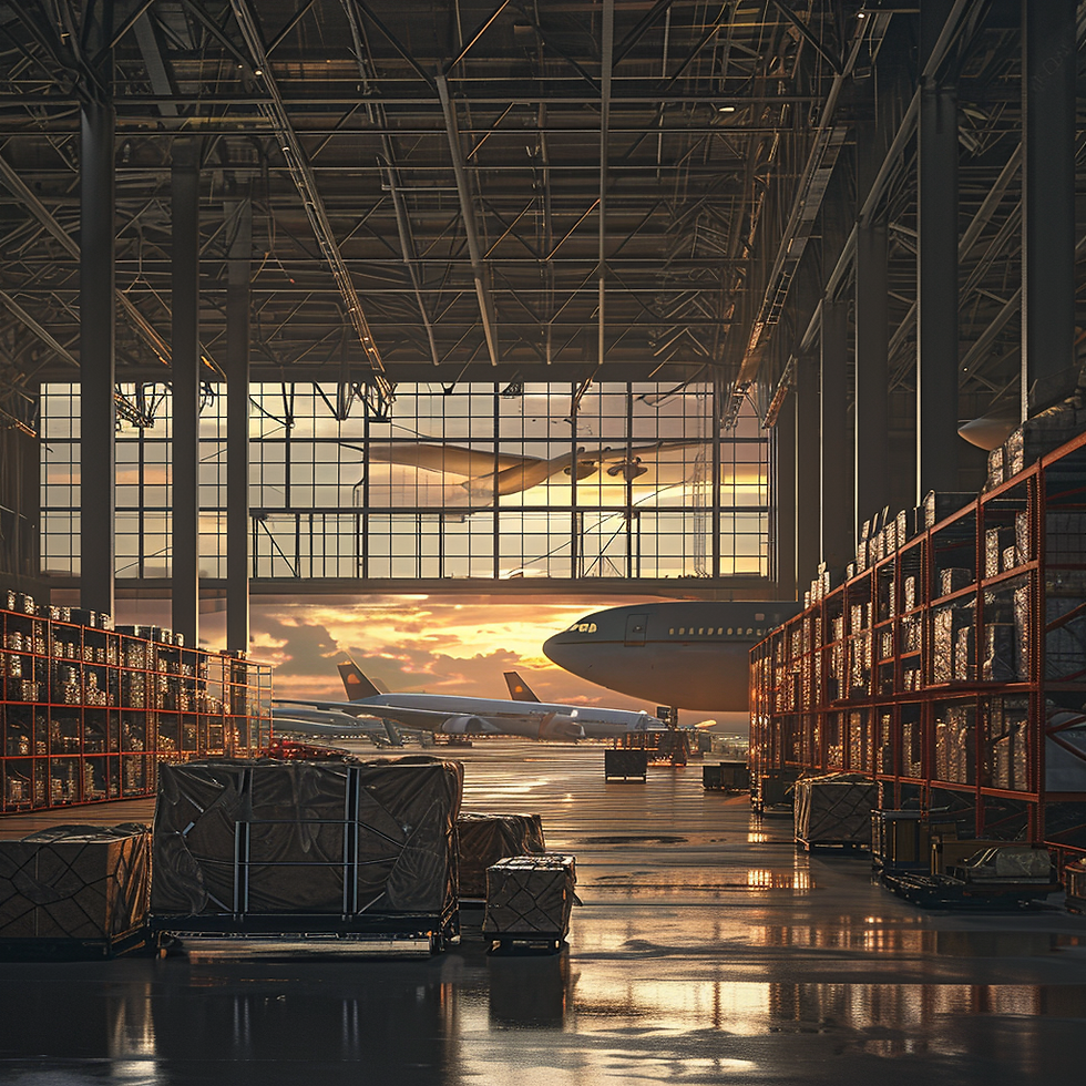 sunset in airport with midjourney ai generate from hows visual wix legend partner team