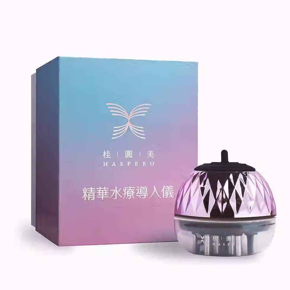 桂圓美精華水療導入儀｜採用彈力滾珠梳齒設計，具備改善脫髮問題、舒緩繃緊頭皮與深層按摩頭皮功效之家用護髮儀器