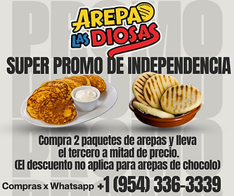 oferta de arepas