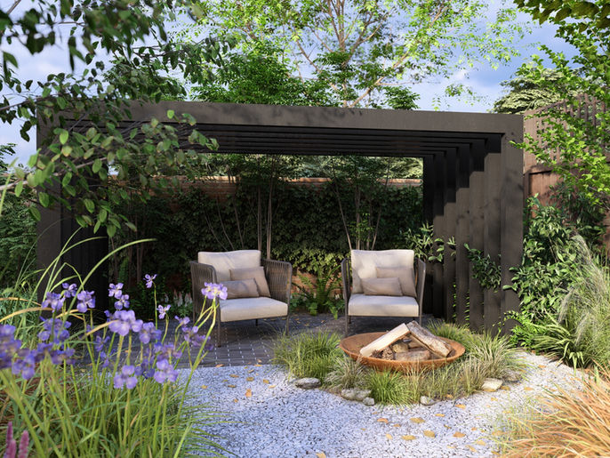 Visualisations made for garden design 