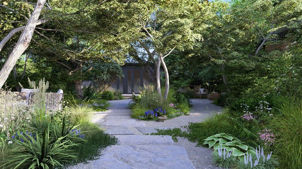 3D garden visualisation, landscape architecture render, garden design render, 3D landscape visualisation, photorealistic garden render, garden visualisation artist, landscape design 3D, outdoor space render, garden concept visualisation, landscape rendering services
