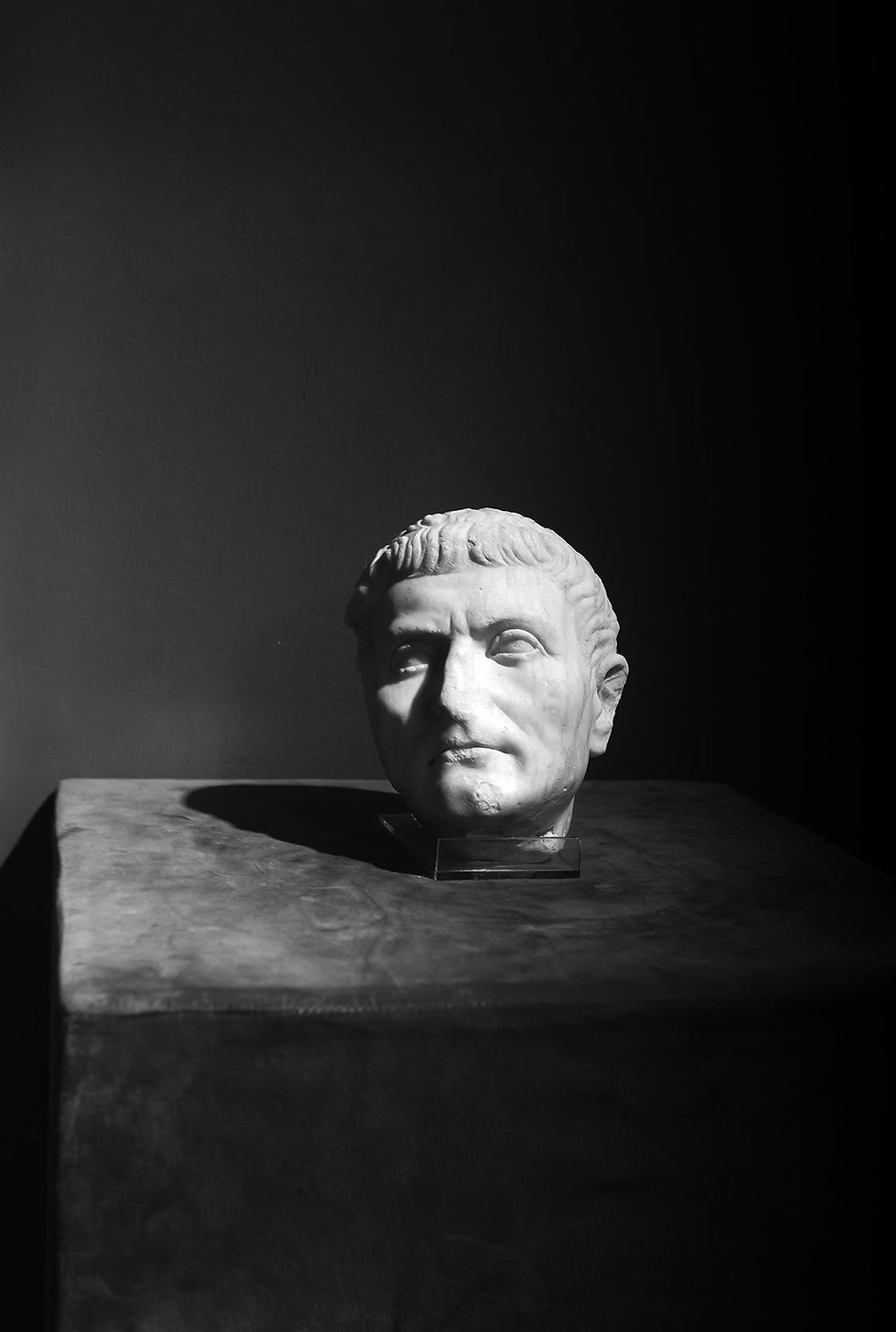 THE HEAD OF A ROMAN EMPORER