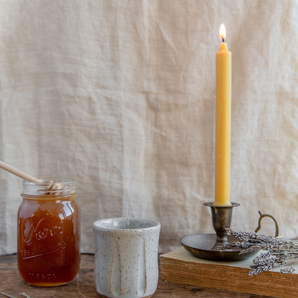 Thumbnail: Vintage Taper Candle Set