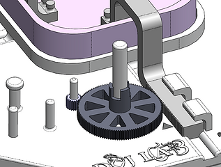 rack and pinion close up
