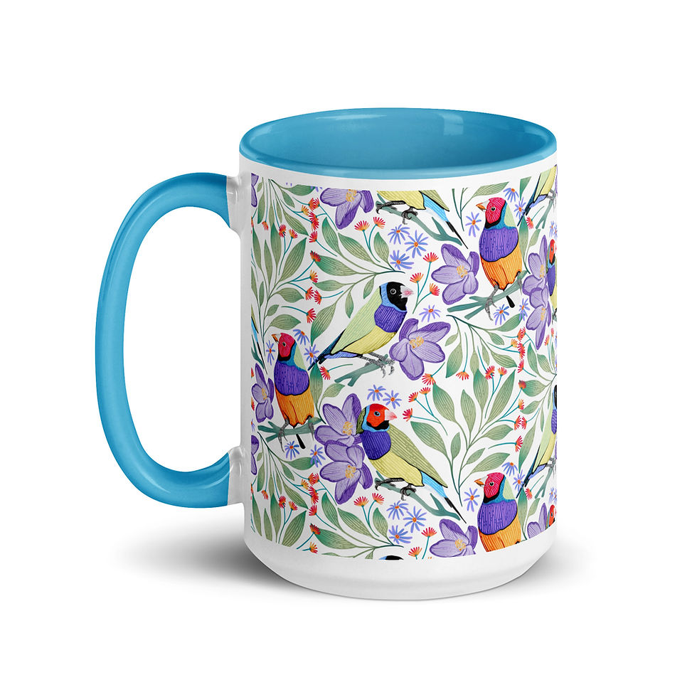 Thumbnail: Gouldian Finch Mug