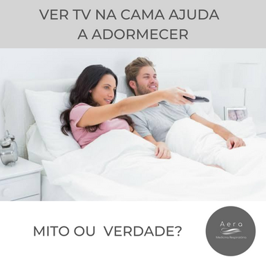 Ver TV na cama ajuda a adormecer?