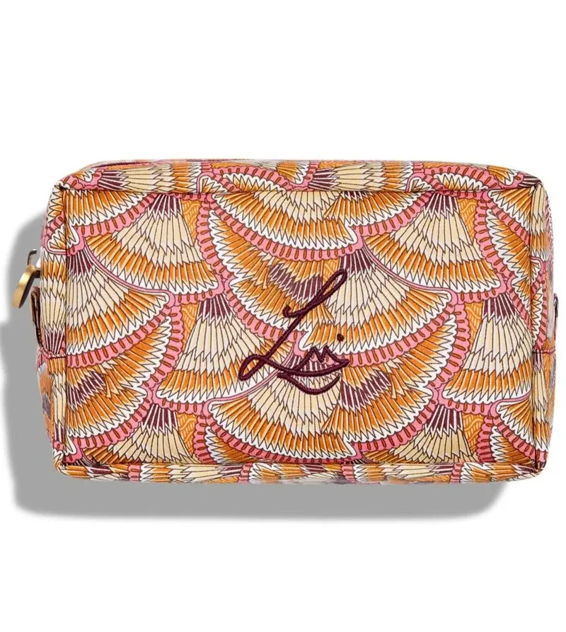 Lisa Eldridge Luxury Beauty Bag made with Liberty Fabric