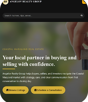 realtor website design thumbnail