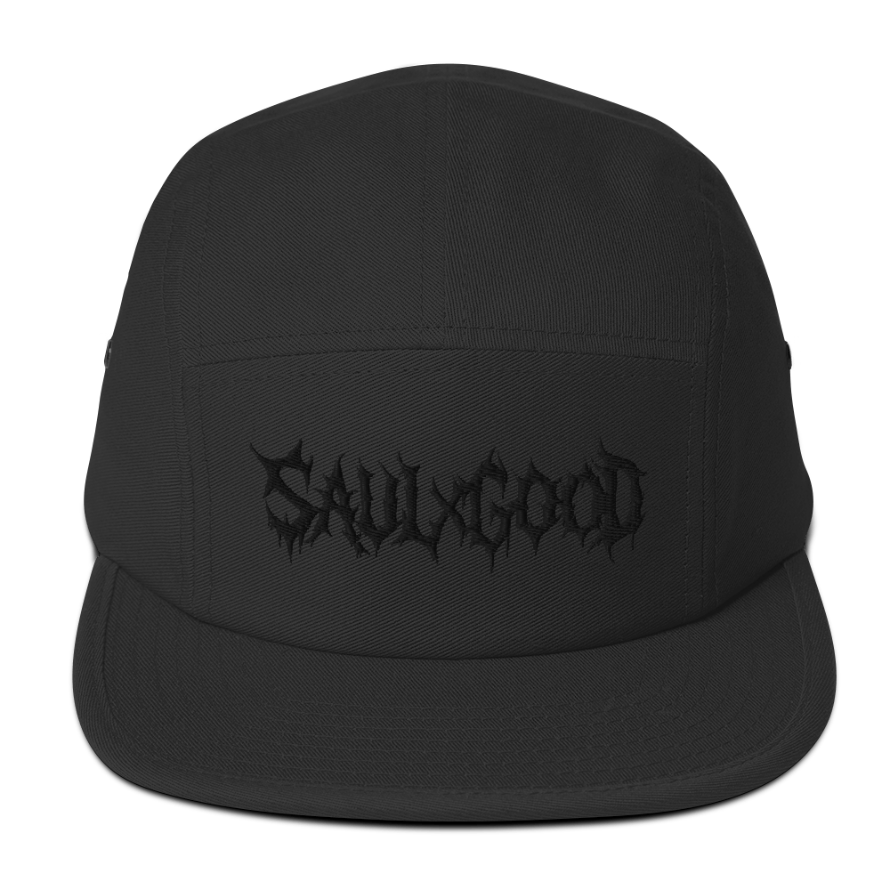 SAULxGOOD (BLACK) Five Panel Cap