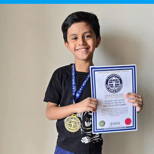 Youngest and Fastest To Recite the First 50 Digits of Euler's Number