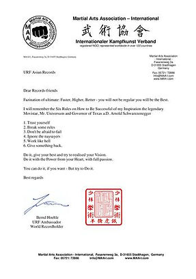 Authorize letter from MAA