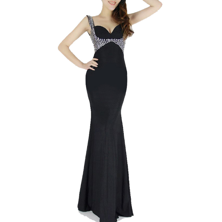 Long Evening Dress 2016 black