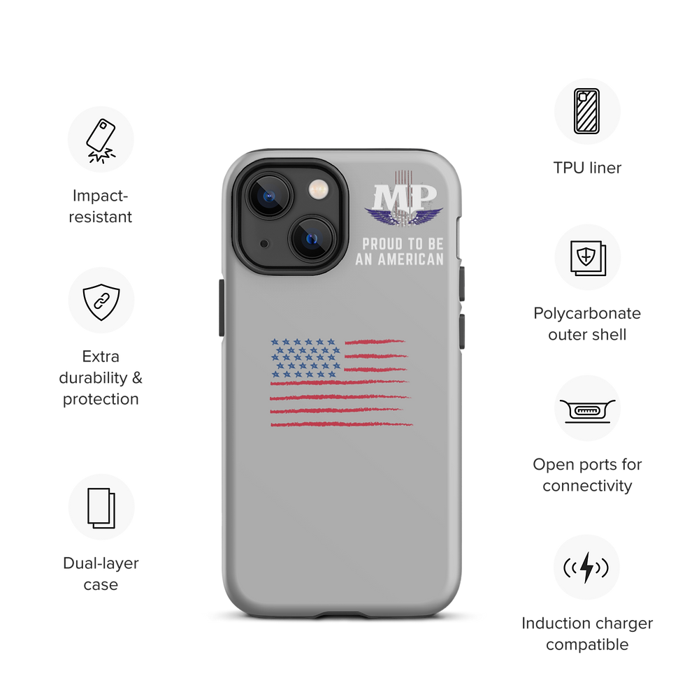 "Proud to be an American" iPhone case