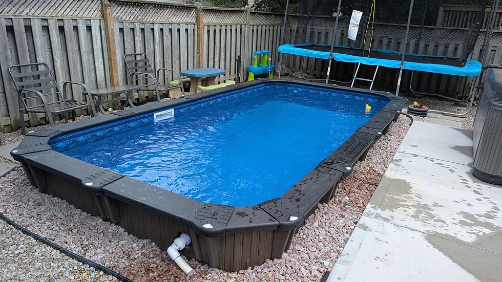 On ground pool