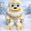 Thumbnail: Baby Yeti Figurine 4" x 3" | Cute 3D Printed Snow Creature Collectible