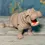 Thumbnail: Hippopotamus Figurine 7" x 3.5" | Cute Animal Collectible Gift