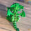 Thumbnail: Green Cthulhu 3D printed figurine with tentacles and wings