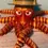 Thumbnail: Cowboy Octopus Figurine 12" x 4.5" | Flexible 3D Printed Ocean Animal 