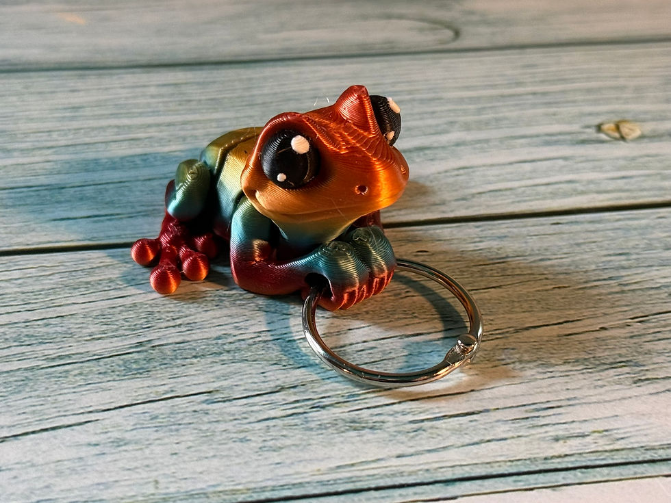 Tiny Frog Keychain