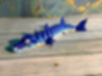 Thumbnail: Articulated barracuda 3D printed flexible fish ocean decor