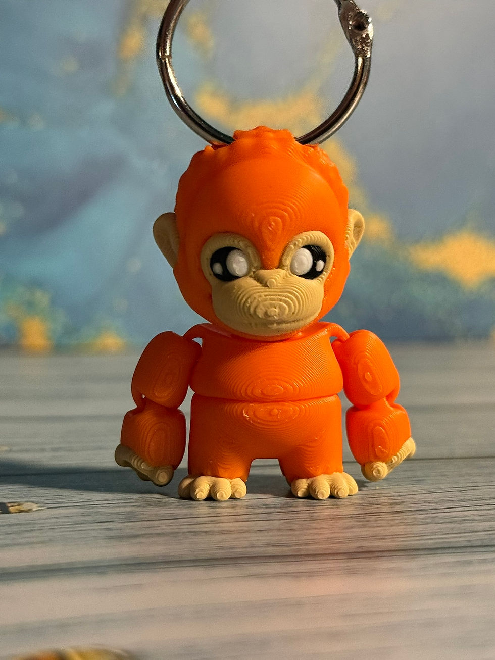 Thumbnail: Magnetic Monkey Duo 2" Set | Interlocking Monkey Keychains (Punch & Plushy)