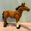Thumbnail: Brown bay horse figurine with black mane,