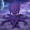 Thumbnail: Alien Octopus Figurine 9" x 3.5" | Flexible 3D Printed Fantasy Creature 