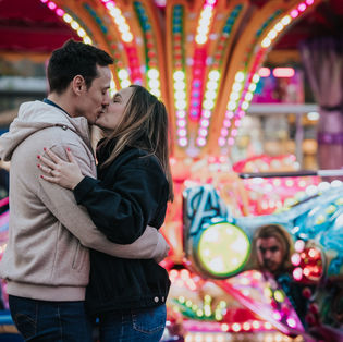 Une séance photo à la fête foraine