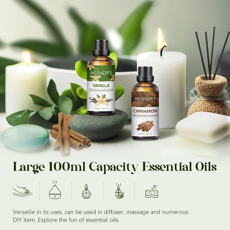 Thumbnail: Cinnamon Essential Oil 100ml - 100% Pure Natural for Aromatherapy & Cleaning