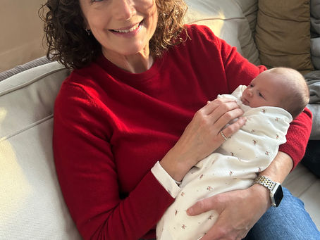 Grandmother with newborn