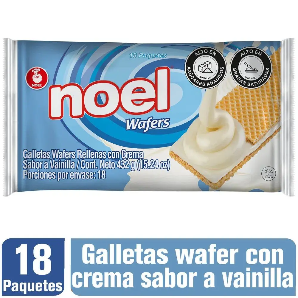 Wafer Noel 24 g x 18 unidades