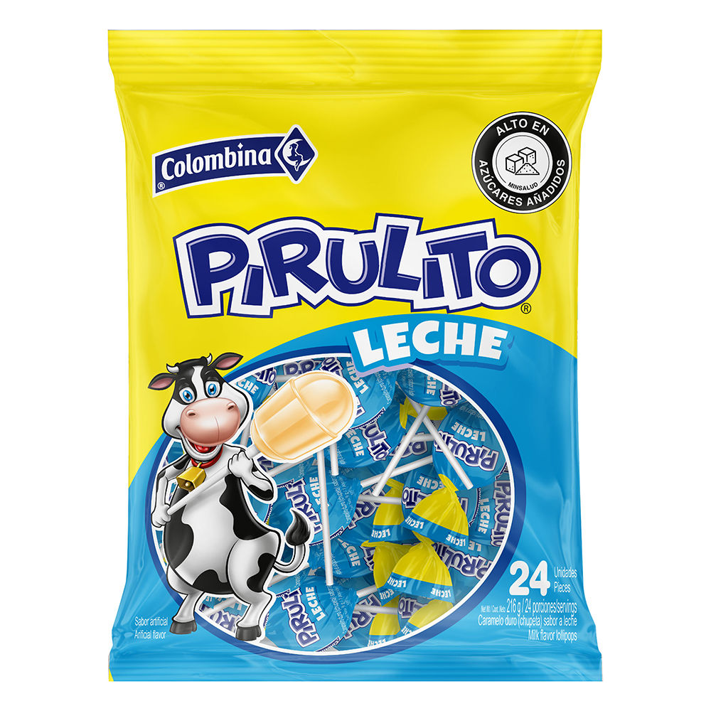 Pirulito leche x 24 unidades