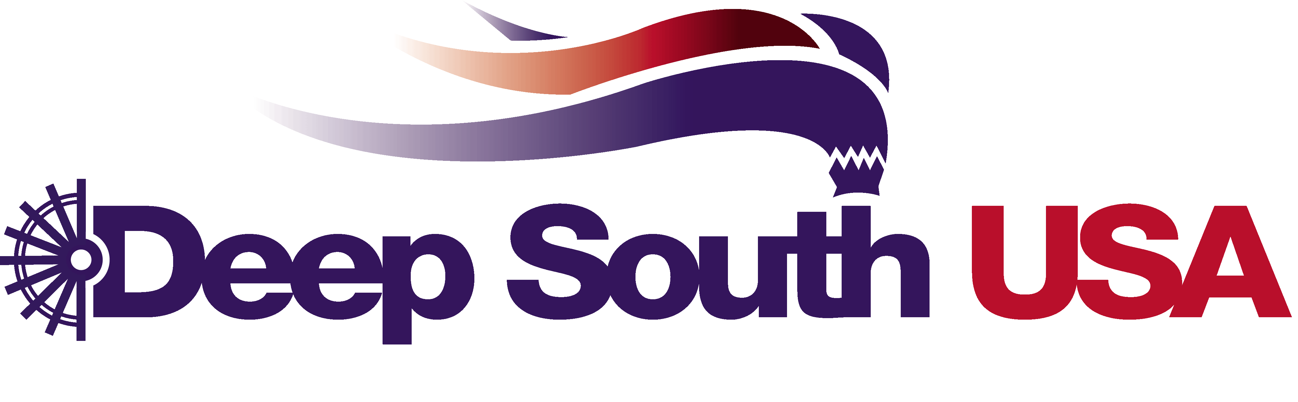 Deep South USA Logo mit Zeilen