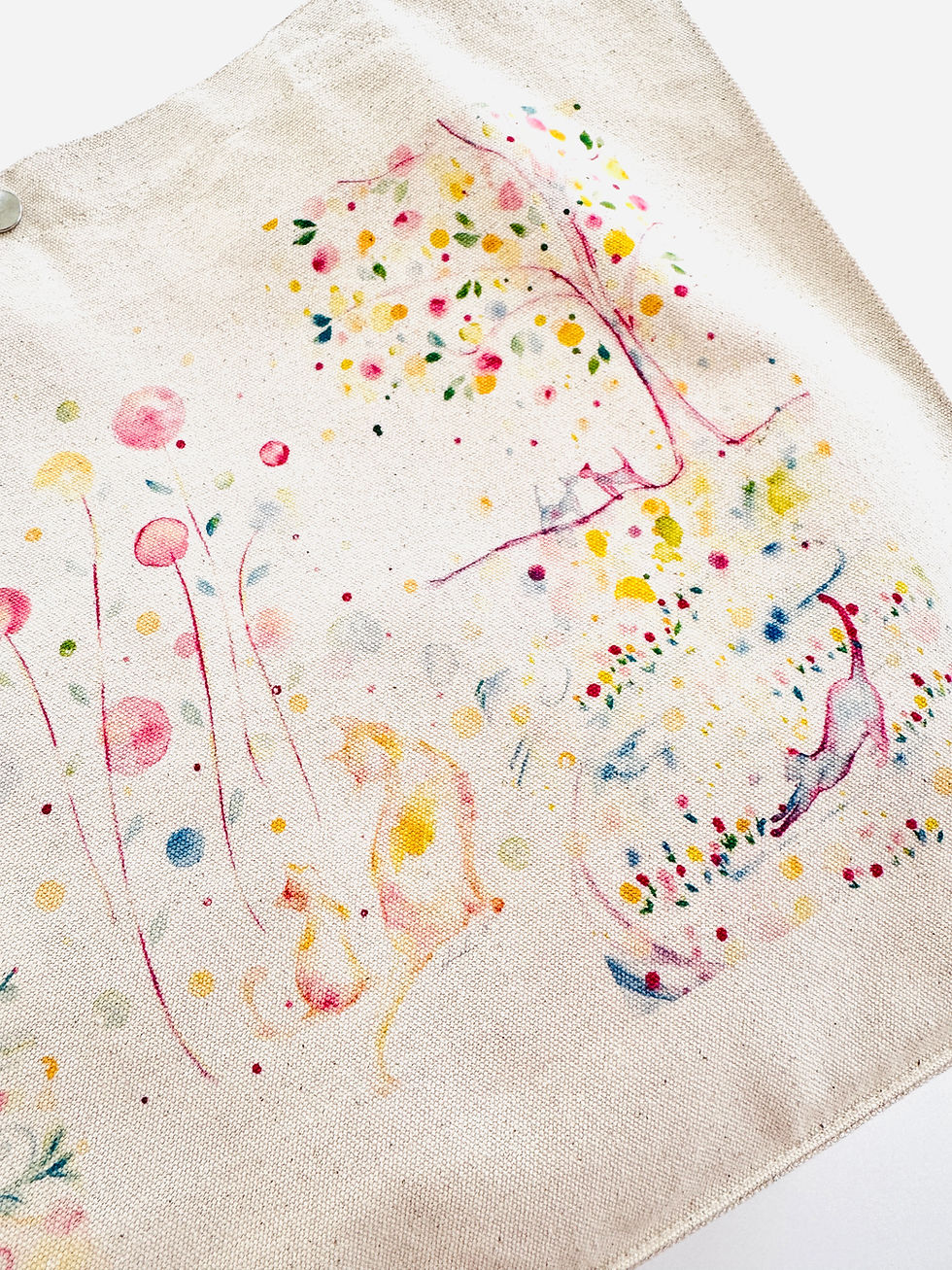 サムネイル： 大きめスクエアトート♪ 愛と調和の Art Bag