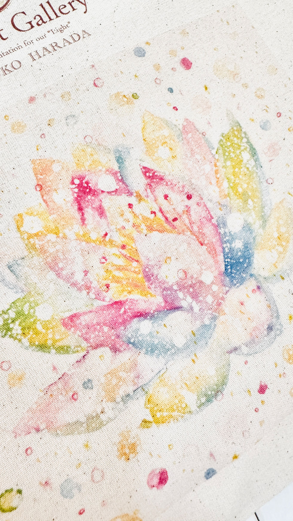 サムネイル： 虹の Flower Art Bag  ✴︎『 Lotus 』